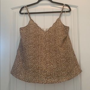 Leopard print top